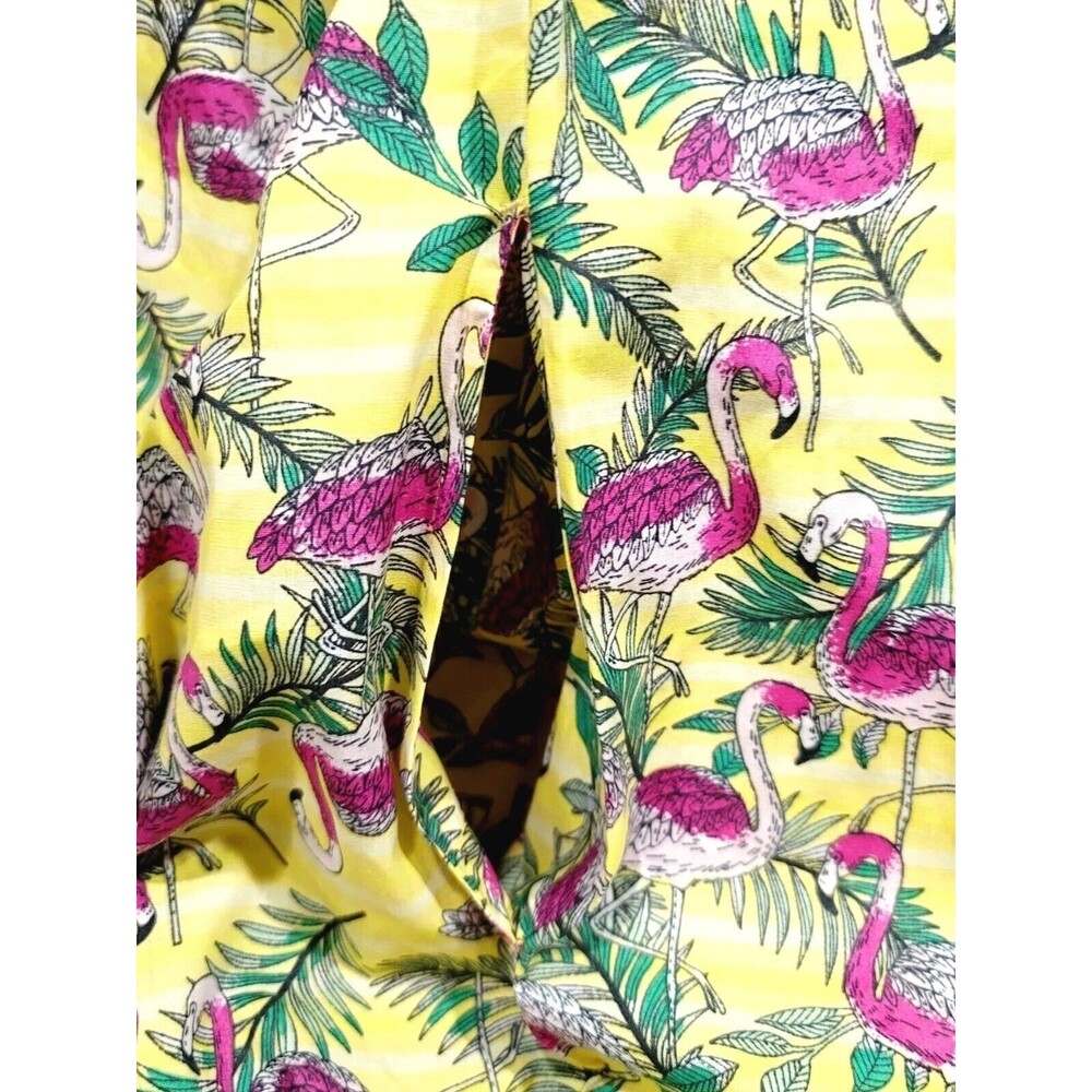 Anthony Richards VTG Pink Flamingo Hawaiian Luau Mumu Patio Dress Sleeveless 4X - Picture 7 of 9